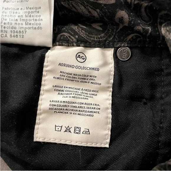 AG Adriano Goldschmied high rise Stevie ankle slim straight size 28 - Picture 12 of 13